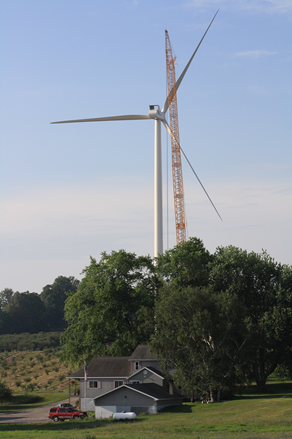 Punch wind turbine