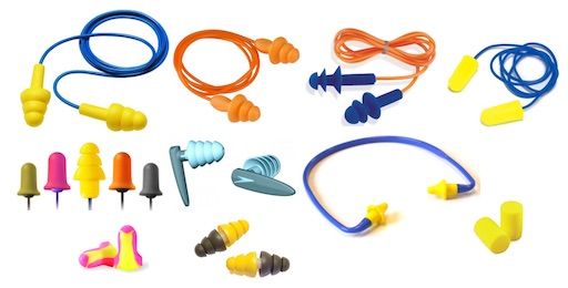 types of hearing protection